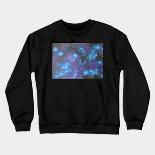 Nebula painting Crewneck Sweatshirt